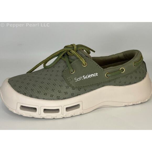 Deck Boat Fishing Casual Shoes Men’s 8 Women's 10 Sage SoftScience The Fin - Picture 2 of 15